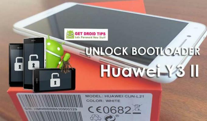 Huawei Y3 II पर बूटलोडर को कैसे अनलॉक करें
