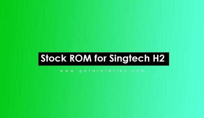 Como instalar o Stock ROM no Singtech H2 [Firmware Flash File]