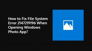 Comment réparer l'erreur 2147219196 du système de fichiers lors de l'ouverture de l'application photo Windows?