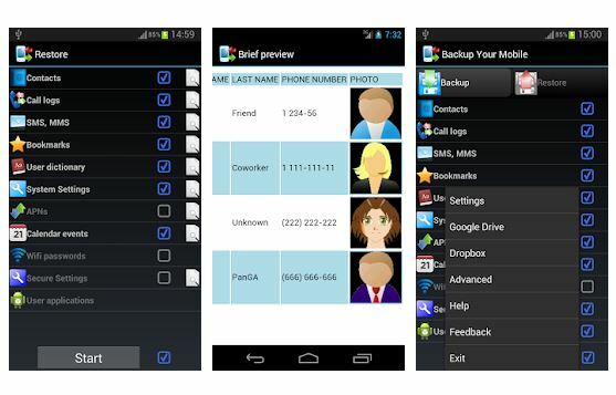 Maak een back-up van uw mobiele Android-app