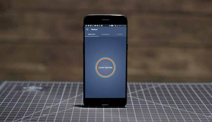 Jak otestovat rychlost internetu v systému Android pomocí aplikace Meteor