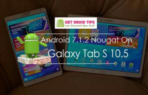 قم بتنزيل تثبيت الإصدار 7.1.2 Nougat Android الرسمي على Galaxy Tab S 10.5 (Wi-Fi و LTE)