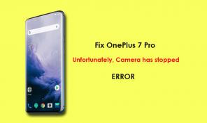 Jak opravit OnePlus 7 Pro, bohužel kamera přestala chybu