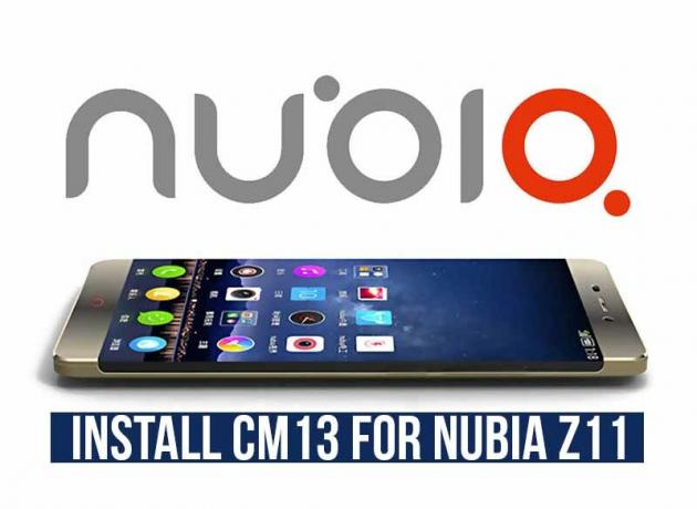 כיצד להתקין ולעדכן CM13 עבור Nubia Z11