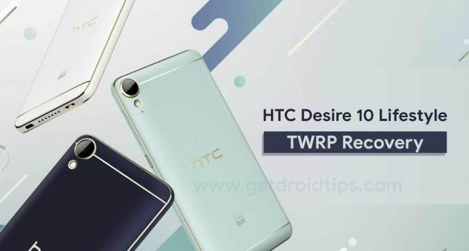 Sådan installeres officiel TWRP-gendannelse på HTC Desire 10 Lifestyle og rod på den