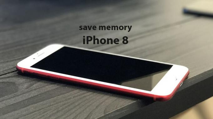 Hur man sparar minne på iPhone 8
