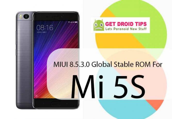 Töltse le a MIUI 8.5.3.0 globális stabil ROM telepítését a Mi 5S rendszerhez