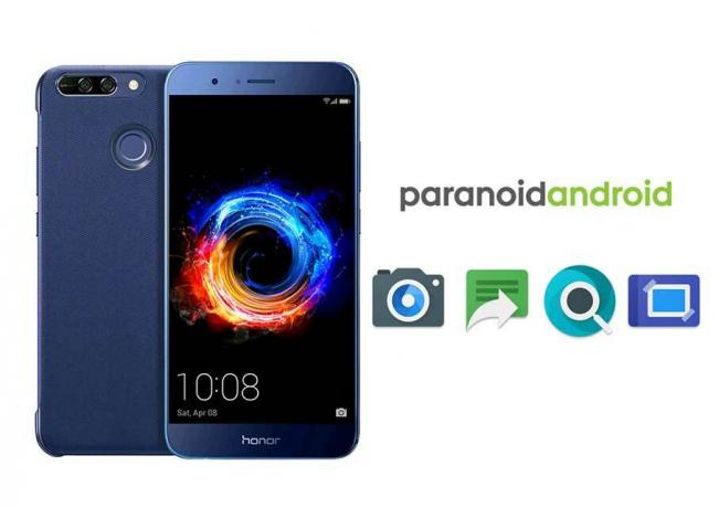 Изтеглете Инсталирайте Paranoid Android 7.2.0 AOSPA за Honor 8 Pro