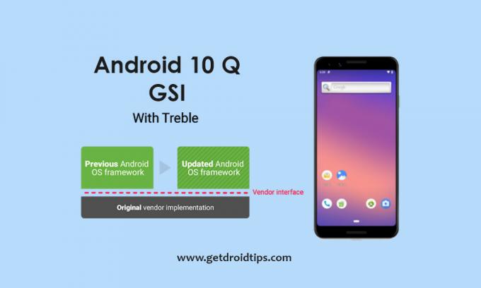 Töltse le az Android 10 Q GSI (Generic System image) alkalmazást az összes Project magas hangerővel rendelkező eszközhöz