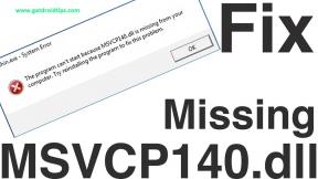כיצד לתקן MSVCP140.dll חסר שגיאה ב- Windows?