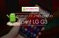 Descargar Android 7.1.2 Nougat oficial en Sprint LG G3 (ROM personalizada, AICP)