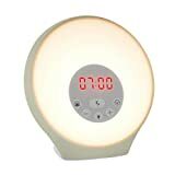 Lumie Sunrise Alarm Görüntüsü - Gün Doğumu Uyandırma Alarmı, Gün Batımı Uyku Özelliği, Sesler ve Ruh Hali Aydınlatması