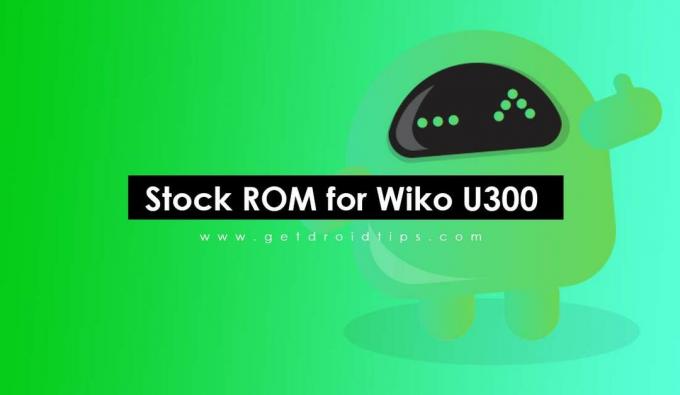 How to Install Stock ROM on Wiko U300 [Firmware File / Unbrick]