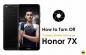 Så här stänger du av kameraluckarljud på Huawei Honor 7X