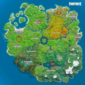 Lokacije varnih hiš Fortnite: Poiščite in odpravite živalce v različnih varnih hišah