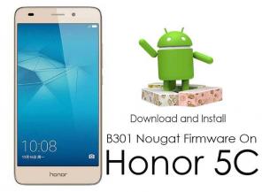 Stáhněte si a nainstalujte B301 Nougat Firmware na Honor 5C India