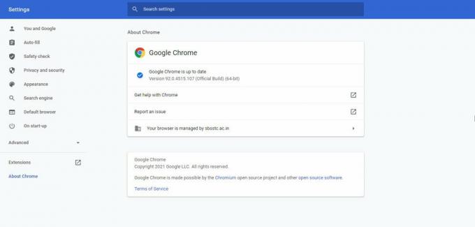 Актуализиране на Chrome или приложение до най -новите