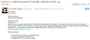 Download WW_80.11.37.86 opdatering til Asus Zenfone 5Z med forbedringer
