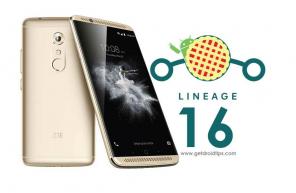 Téléchargez et installez Lineage OS 16 sur ZTE Axon 7 basé sur Android 9.0 Pie