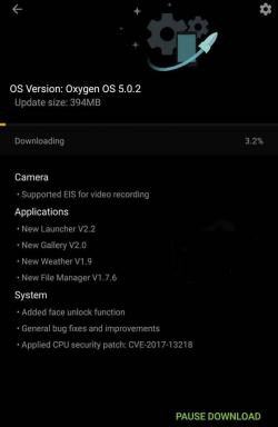 Nainstalujte stabilní aktualizaci OxygenOS 5.0.2 OnePlus 5 pro Android Oreo