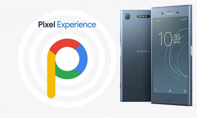 Lataa Pixel Experience ROM Sony Xperia XZ1: lle 9.0 Pie -sovelluksella