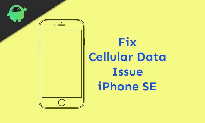 Как да коригирам проблема с клетъчните данни на iPhone SE