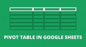 Google E-Tablolar'daki Pivot Tablo: Açıklaması