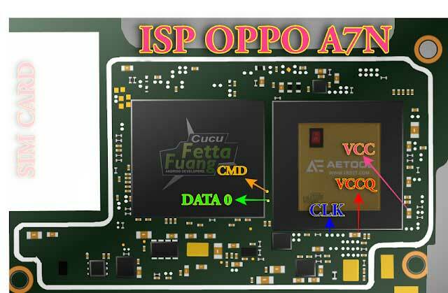 Oppo A N Isp Emmc Pinout Para Bypass Frp Y Pattern Lock