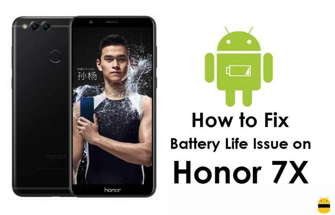 כיצד לתקן את נושא חיי הסוללה של Huawei Honor 7X