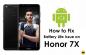 كيفية إصلاح مشكلة عمر بطارية Huawei Honor 7X (استنزاف)