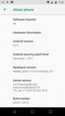 Aktualizujte a nainštalujte OCX27.109-47 Android 8.0 Oreo pre AT&T Moto Z2 Force