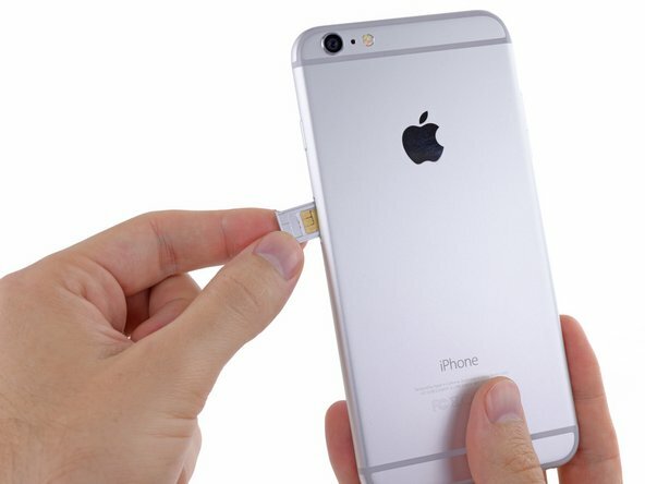 تثبيت بطاقة SIM iPhone
