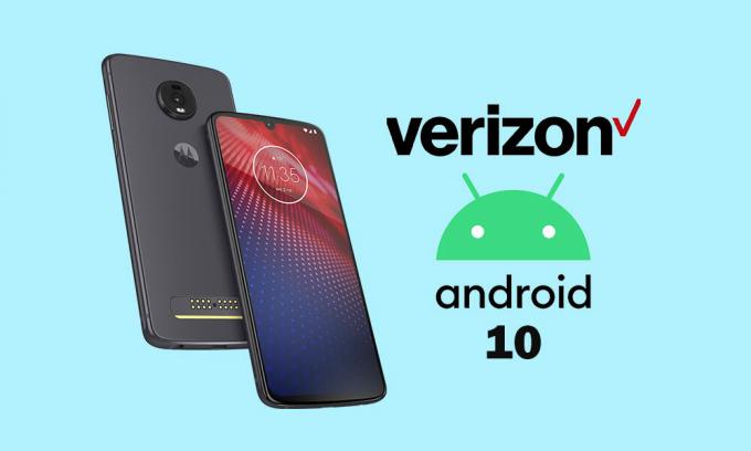 Scarica l'aggiornamento Verizon Moto Z4 per Android 10: QDF30.130-42