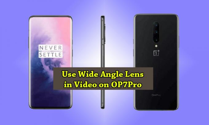 Cómo grabar video usando la lente gran angular en OnePlus 7 Pro