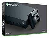 صورة وحدة تحكم Microsoft Xbox One X 1 تيرابايت مع وحدة تحكم لاسلكية: Xbox One X Enhanced و Hdr و Native 4K و Ultra Hd (توقف)