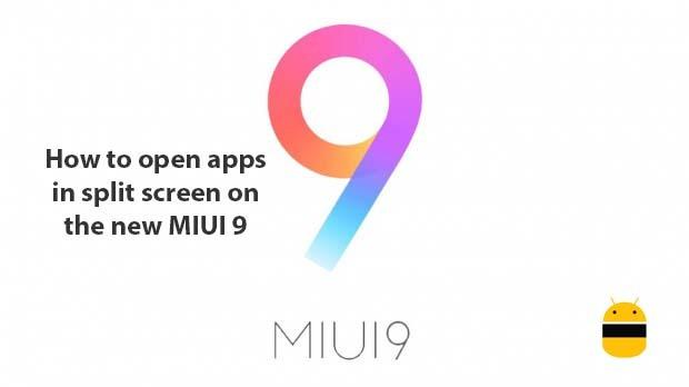Yeni MIUI 9'da uygulamalar bölünmüş ekranda nasıl açılır