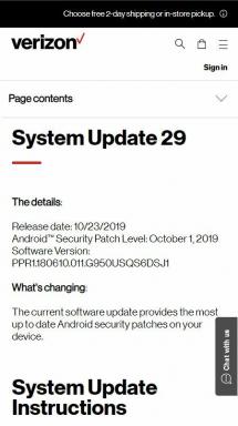 Verizon Galaxy S8 / 8 + recebe patch de outubro de 2019: G950USQS6DSJ1 / G955USQS6DSJ1