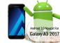 Last ned Installer A320FXXU2BQG5 Android 7.0 Nougat for Galaxy A3 2017