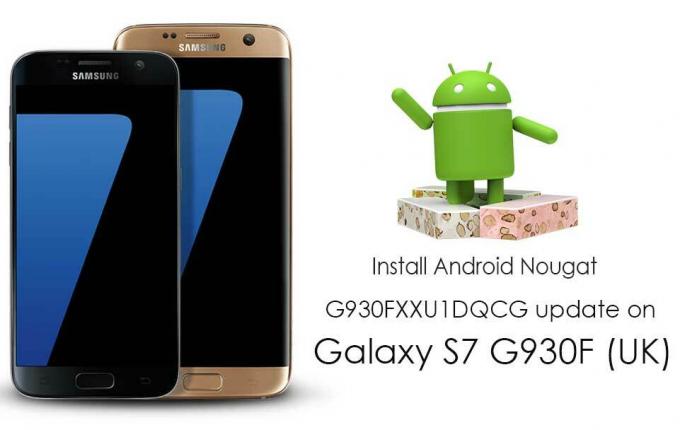 Prenesite Namesti G930FXXU1DQCG Nougat na Galaxy S7 G930F (Združeno kraljestvo)