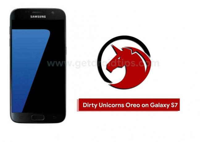 गैलेक्सी S7 [Android 8.1] पर डर्टी यूनिकॉर्न Oreo ROM डाउनलोड और इंस्टॉल करें