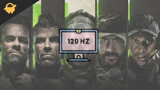Reparer Modern Warfare 2 PS5 120Hz som ikke fungerer