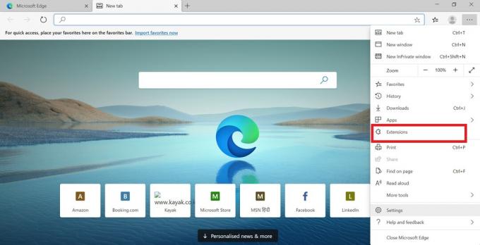 הוסף סיומת Chrome מחנות האינטרנט של Chrome