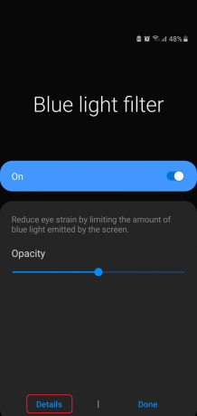 So automatisieren Sie Blaulichtfilter, Nachtmodus und DND mithilfe der Samsung One-Benutzeroberfläche