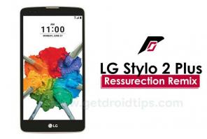 Resurrection Remixin asentaminen LG Stylo 2 Plus -käyttöjärjestelmälle (Android 7.1.2 Nougat)