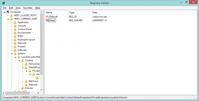 Editor databázy Registry systému Windows