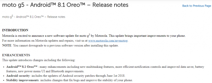 G5S Plus Android 8.1 Oreo Donanım Yazılımı