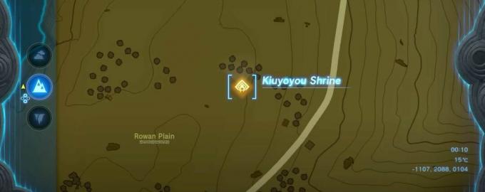 Mapa de Ubicación del Santuario Kiuyoyou