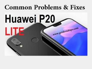 Pogosti problemi in popravki Huawei P20 Lite