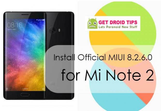 Scarica e installa MIUI 8.2.6.0 Global Stable ROM per Mi Note 2