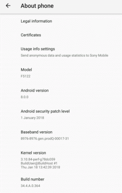 34.4.A.0.364 Aktualizace Sony Xperia X / X Compact Android Oreo